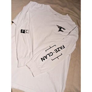 Officially Licensed FAZE CLAN White Long Sleeve Shirt Size Large